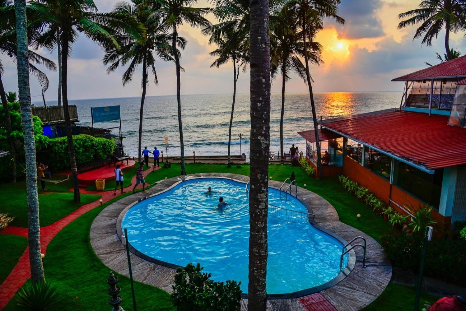 Krishnatheeram Ayur Holy Beach Resorts Varkala Exterior photo